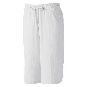 Women's 100% Cotton Rewind Gaucho Pants